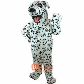 Smokey the Dalmatian Cartoon Mascot Costume