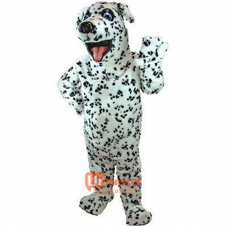Smokey the Dalmatian Cartoon Mascot Costume