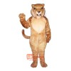 Snarling Wildcat Cartoon Costume Mascot