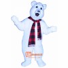 Snow Bear Cartoon Mascot Costume Cosplay Outfits