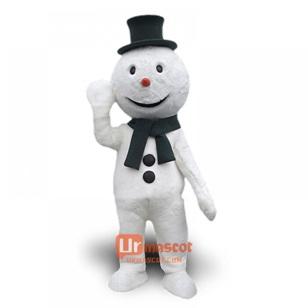 Snowman Mascot Costume Cosplay Outfits