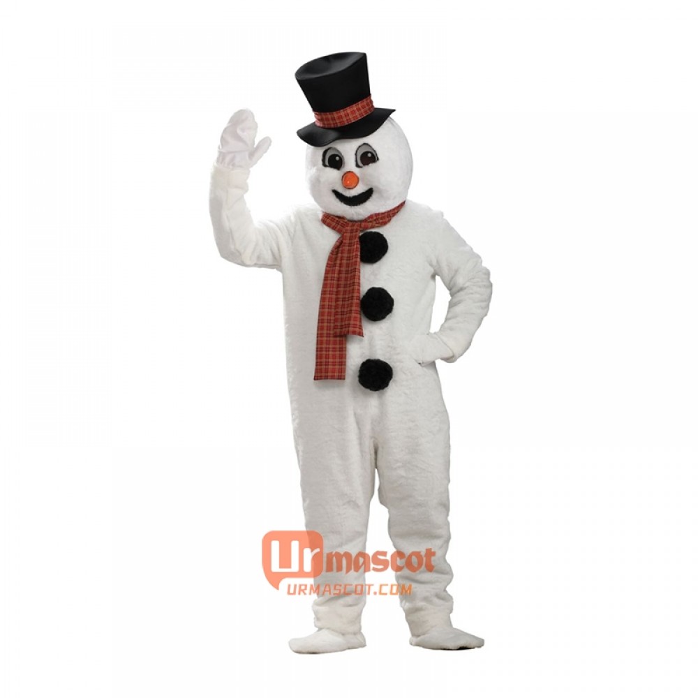 Snowman Mascot Costume Cosplay Outfits