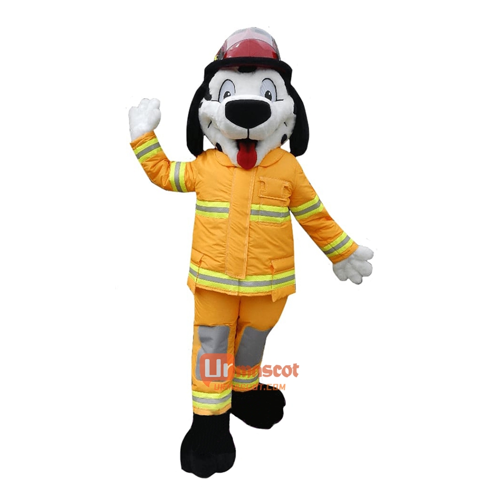 Sparky Fire Dog Mascot Costume Cosplay Outfits