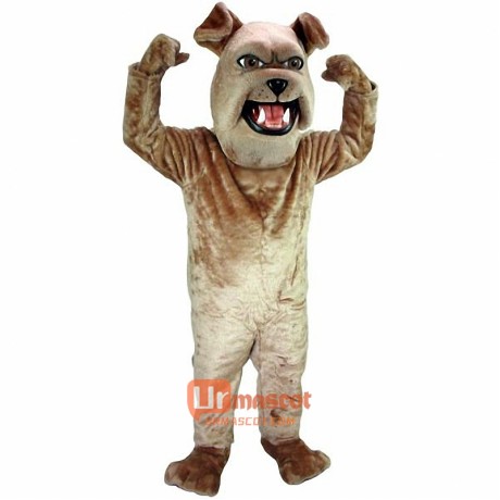Sparky the Bulldog Cartoon Mascot Costume