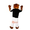 Sport Bear Cartoon Mascot Costume Plush with Mask