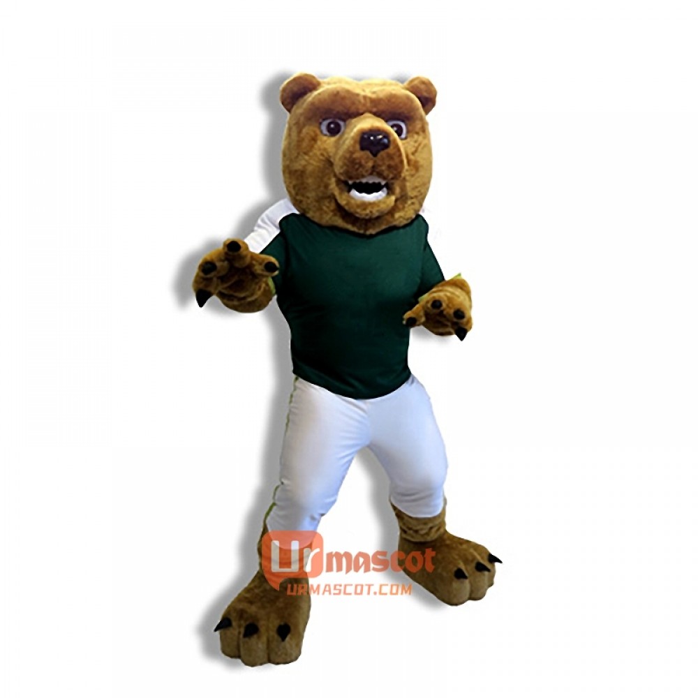 Sport College Bear Cartoon Mascot Costume Cosplay Outfits