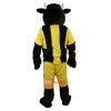 Sport Cow Bull Cartoon Mascot Costume Plush with Mask