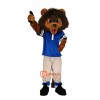 Sport Lion Cartoon Mascot Costume Plush with Mask