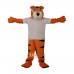 Sport Orange Tiger Cartoon Mascot Costume Plush with Mask