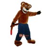 Sport Tiger Cartoon Mascot Costume Plush with Mask