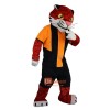 Sport Tiger Cartoon Mascot Costume Plush with Mask