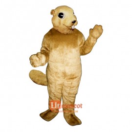 Squirrel with Teeth Cartoon Costume Mascot