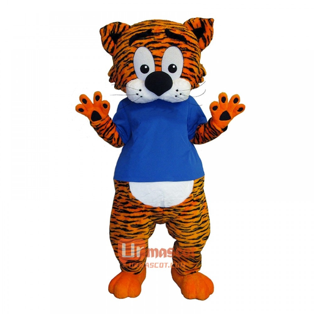 Stripes Baby Tiger Custom Cartoon Mascot Costume