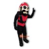 Stubborn Pirate Cartoon Mascot Costume