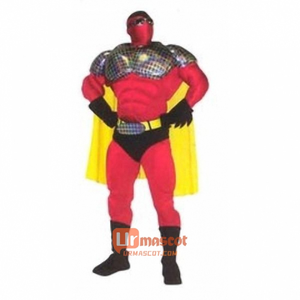 Super Hero Cartoon Mascot Costume