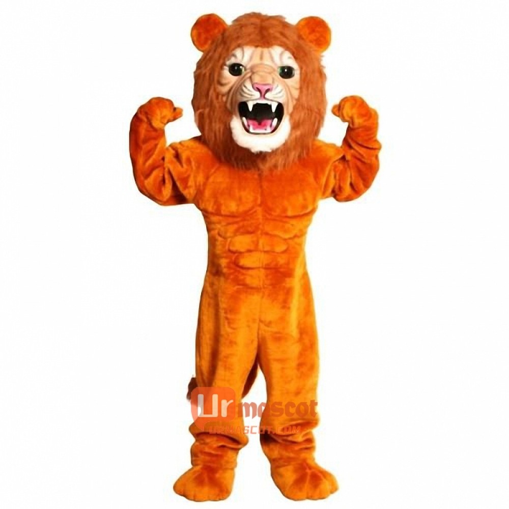 Super Power Cat Lion Cartoon Mascot Costume