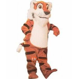T. Toby Tiger Cartoon Mascot Costume