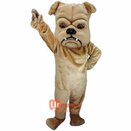 Tan Bulldog Lightweight Cartoon Mascot Costume