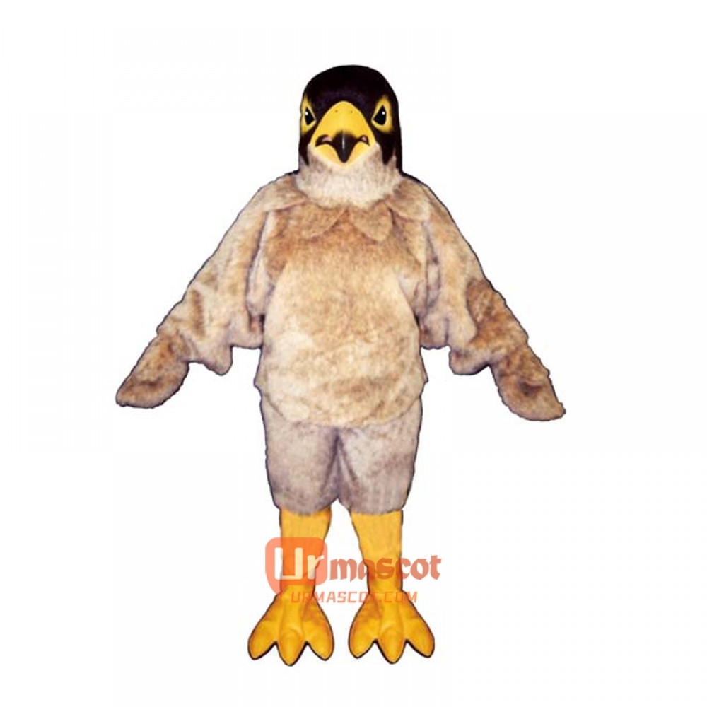Tan Eagle Cartoon Costume Mascot