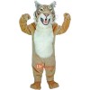 Tan Wildcat Cartoon Mascot Costume