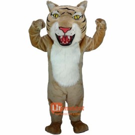 Tan Wildcat Lightweight Cartoon Mascot Costume