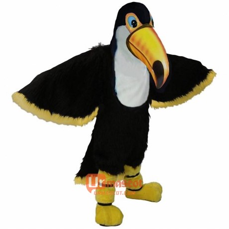 Teddy Toucan Cartoon Mascot Costume