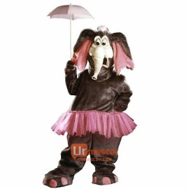 Tickles the Elephant Cartoon Mascot Costume