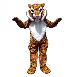 Tiger Cartoon Mascot Costume Plush with Mask