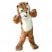 Tiger Wildcat Cartoon Mascot Costume Plush with Mask