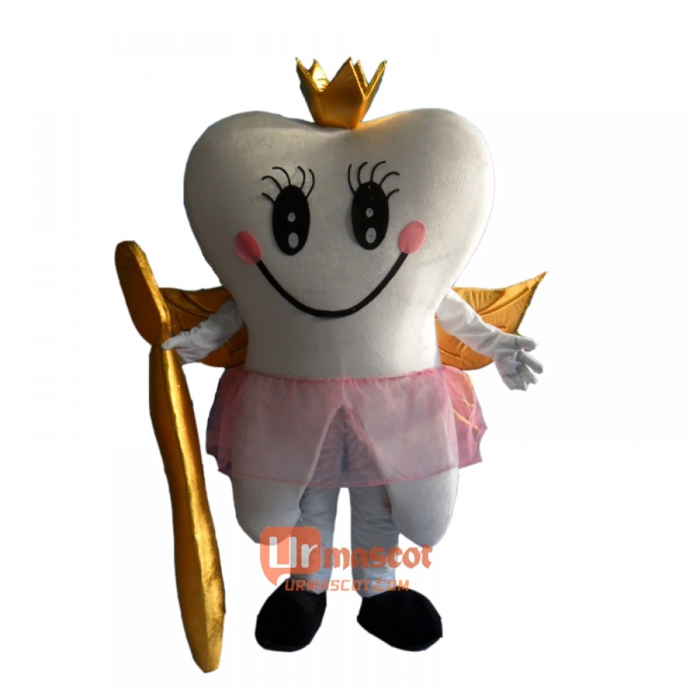 Tooth Angel Custom Mascot Cartoon Costume