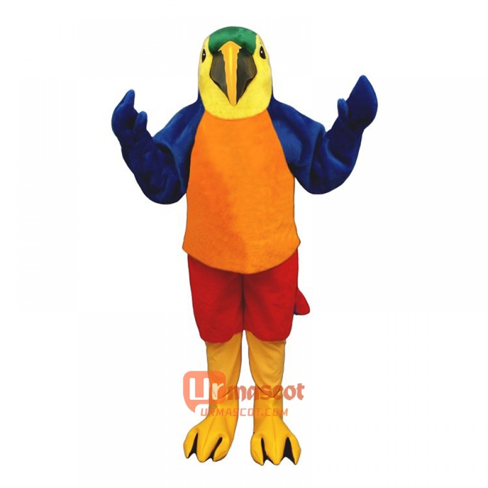 Tropical Parrot Cartoon Costume Mascot