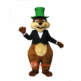 Tux Squirrel Custom Cartoon Mascot Costume