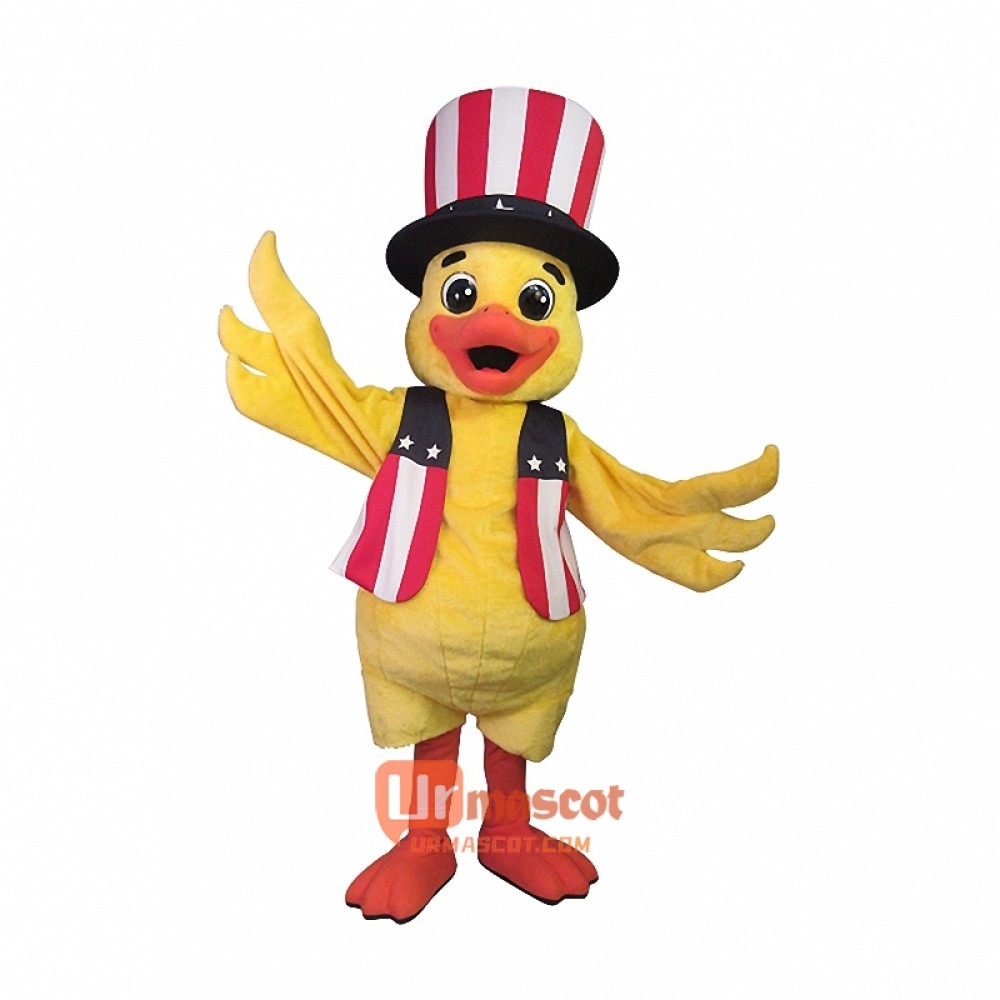 Uncle Sam Duck Custom Cartoon Mascot Costume