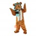 Violent Bear Cartoon Mascot Costume Plush with Mask