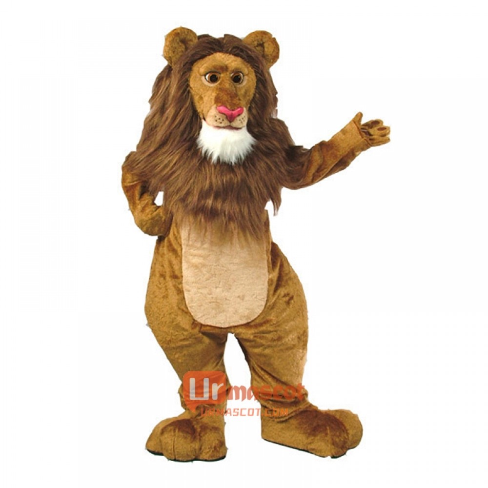 Wally Lion Cartoon Costume Mascot