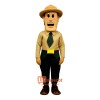 Warden Walt Cartoon Costume Mascot