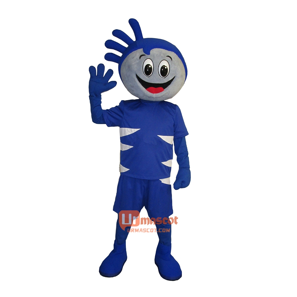 Wavy Guy Custom Cartoon Mascot Costume