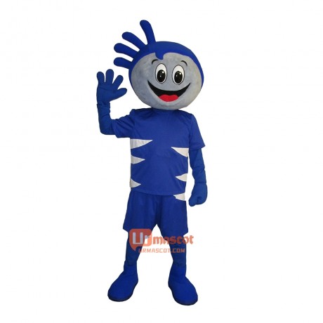 Wavy Guy Custom Cartoon Mascot Costume
