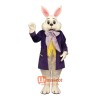Wendell Rabbit-Purple Cartoon Costume Mascot