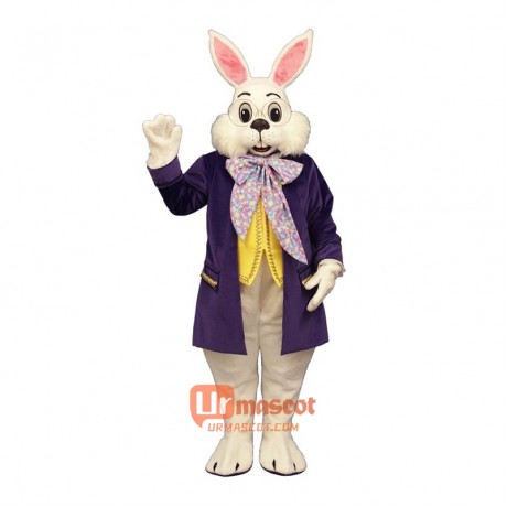 Wendell Rabbit-Purple Cartoon Costume Mascot