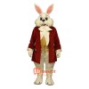 Wendell Rabbit-Red Cartoon Costume Mascot