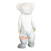 White Bear Cartoon Mascot Costume Plush with Mask