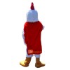 White big cock Cartoon Mascot Costume Plush with Mask