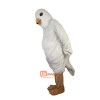 White Bird Eagle Cartoon Mascot Costume Plush with Mask
