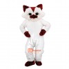 White Cute Cat Custom Cartoon Mascot Costume