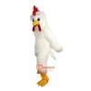 White Eagle Bird Chicken Cartoon Mascot Costume Plush with Mask