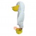 White Pelican Cartoon Mascot Costume Plush with Mask