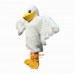 White Pelican Seabird Cartoon Mascot Costume Plush with Mask
