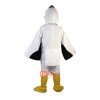 white Pelican Toucan Cartoon Mascot Costume Plush with Mask