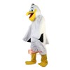 white Pelican Toucan Cartoon Mascot Costume Plush with Mask